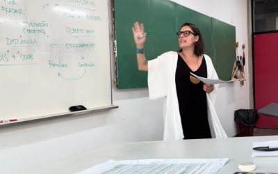 Aula aberta de Multimeios com a Doutora em antropologia Stephania Klujsza